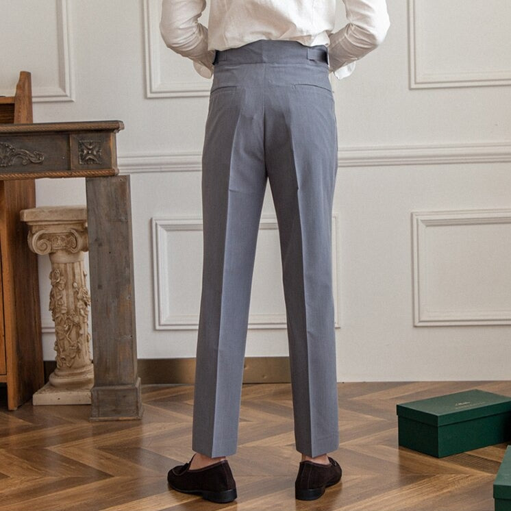 Pantaloni a Vita Alta con Fibbia Classica - Eleganti e Versatili